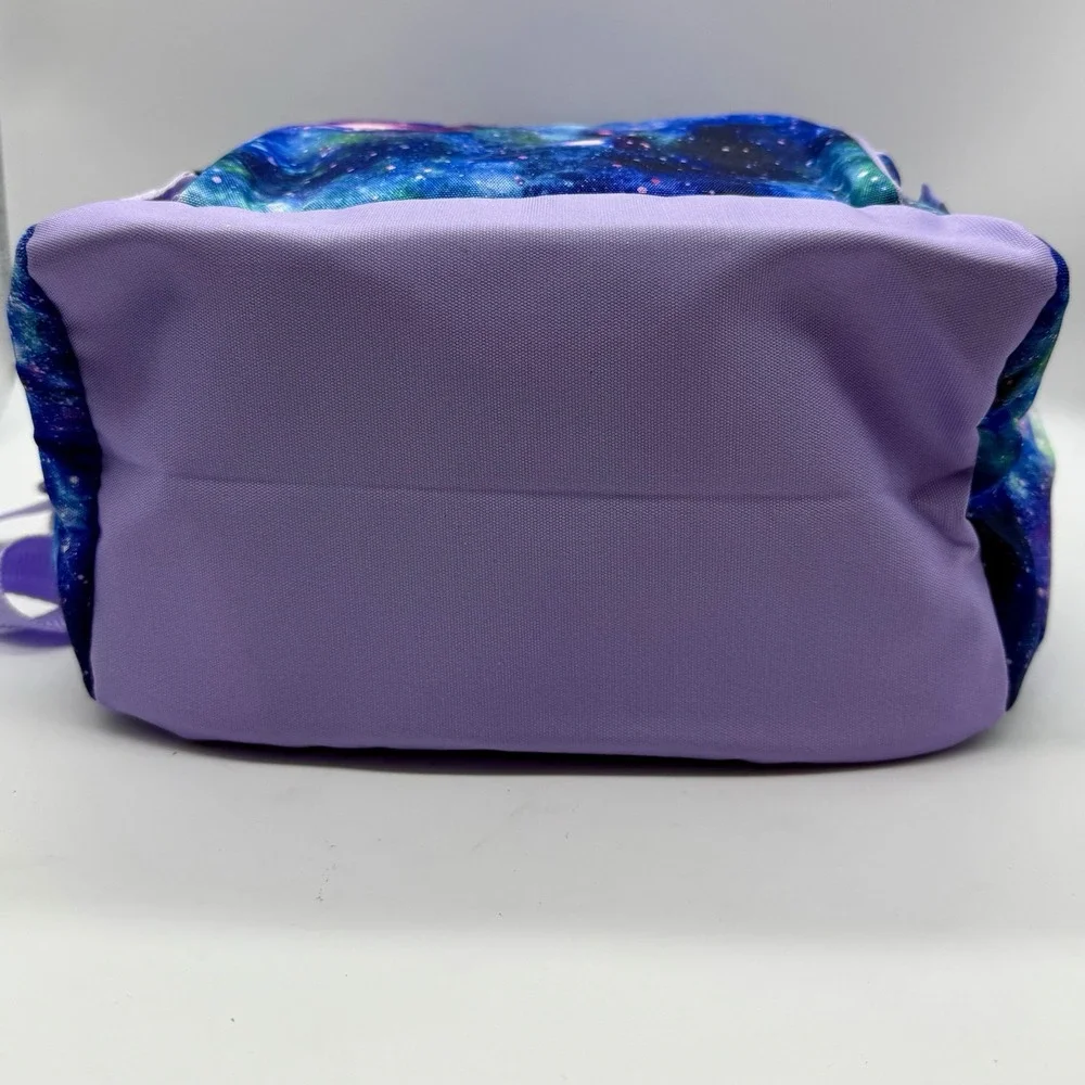 Choco Mocha‎ Purple Galaxy Backpack for Teen Girls 17
